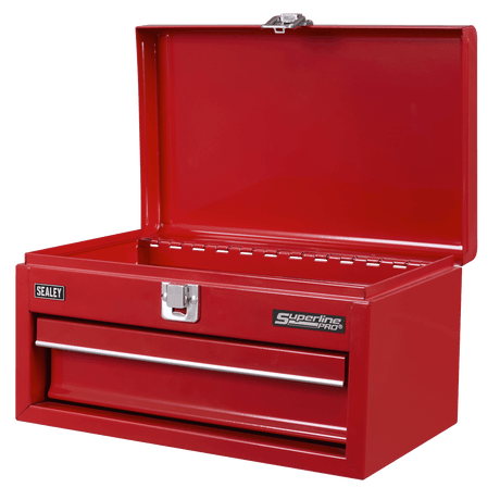 Sealey Superline Pro® Mini Toolbox with Drawer - Red - APMTB1 - APMTB1 - Sealey Tools UK - Workshop Tool Storage