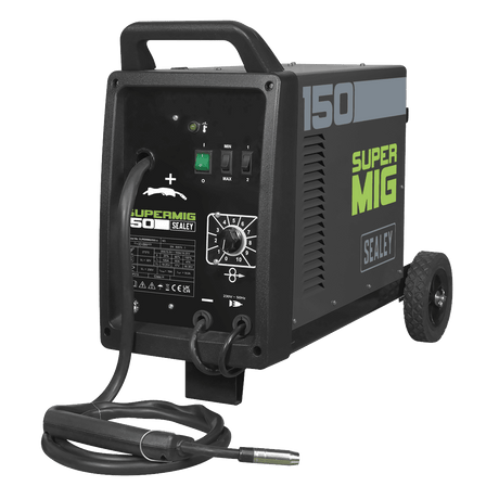 Sealey SUPERMIG150 150A Professional MIG Welder - SUPERMIG150 - Sealey Tools UK - Workshop Tool Storage