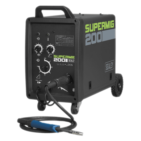 Sealey SUPERMIG200 200A Professional MIG Welder with Binzel® Euro Torch - SUPERMIG200 - Sealey Tools UK - Workshop Tool Storage