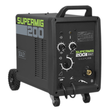 Sealey SUPERMIG200 200A Professional MIG Welder with Binzel® Euro Torch - SUPERMIG200 - Sealey Tools UK - Workshop Tool Storage