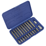 Sealey SX105 Ribe Bit Set 22pc 3/8" & 1/2"Sq Drive - SX105 - Sealey Tools UK - Workshop Tool Storage