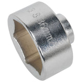 Sealey SX114 Low Profile Oil Filter Socket 36mm 3/8in Sq Drive - Engine - SLY-10718 - Sealey Tools UK - Workshop Tool Storage