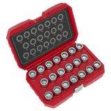 Sealey SX221 Locking Wheel Nut Key Set 20pc - Porsche - SX221 - Sealey Tools UK - Workshop Tool Storage