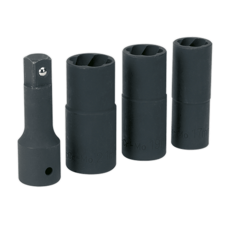 Sealey SX271 Impact Wheel Nut/Removal Flip Sockets 1/2"Sq Drive - SX271 - Sealey Tools UK - Workshop Tool Storage