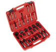 Sealey SX404 Alternator Freewheel Pulley Removal Set 35pc - Battery & Alternator Tools - SLY-18652 - Sealey Tools UK - Workshop Tool Storage
