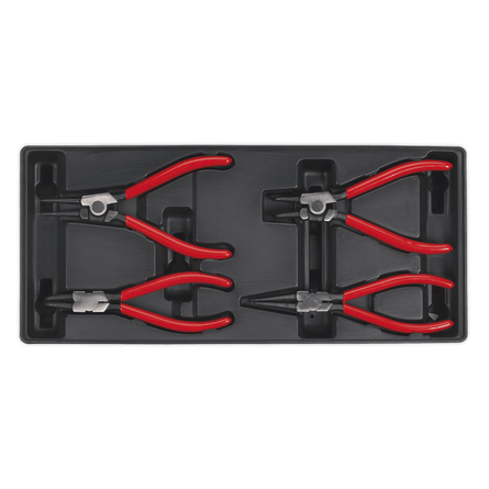 Sealey TBT03 Tool Tray with Circlip Pliers Set 4pc - TBT03 - Sealey Tools UK - Workshop Tool Storage