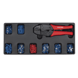 Sealey TBT16 Tool Tray with Ratchet Crimper & 325 Assorted Insulated Terminal Set - TBT16 - Sealey Tools UK - Workshop Tool Storage
