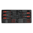 Sealey TBT23 Tool Tray with Scraper & Hook Set 9pc - TBT23 - Sealey Tools UK - Workshop Tool Storage