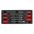 Sealey TBT29 Tool Tray with Hammer - Thru Screwdriver Set 6pc - TBT29 - Sealey Tools UK - Workshop Tool Storage