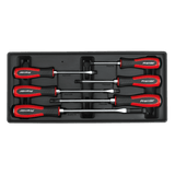 Sealey TBT29 Tool Tray with Hammer - Thru Screwdriver Set 6pc - TBT29 - Sealey Tools UK - Workshop Tool Storage