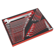 Sealey TBTP03 Tool Tray with Spanner Set 35pc - TBTP03 - Sealey Tools UK - Workshop Tool Storage