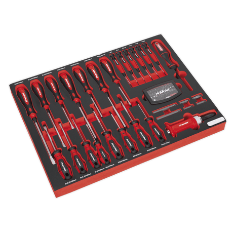 Sealey TBTP04 Tool Tray with Screwdriver Set 72pc - TBTP04 - Sealey Tools UK - Workshop Tool Storage