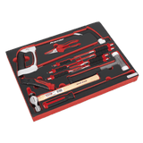 Sealey TBTP06UK Tool Tray with Hacksaw, Hammers & Punches 13pc - TBTP06UK - Sealey Tools UK - Workshop Tool Storage