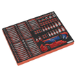 Sealey TBTP07 Tool Tray with Specialised Bits & Sockets 177pc - TBTP07 - Sealey Tools UK - Workshop Tool Storage