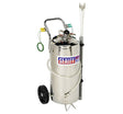 Sealey TP200S Air Operated Fuel Drainer 40ltr Stainless Steel - SLY-16061 - Sealey Tools UK - Workshop Tool Storage