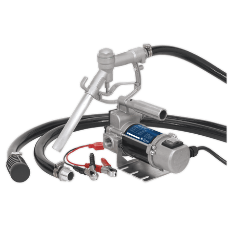Sealey TP96 Diesel/Fluid Transfer Pump Portable 12V - TP96 - Sealey Tools UK - Workshop Tool Storage