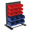 Sealey TPS1569 Bin Storage System Bench Mounting 15 Bin - TPS1569 - Sealey Tools UK - Workshop Tool Storage