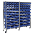 Sealey TPS72 Mobile Bin Storage System 72 Bins - TPS72 - Sealey Tools UK - Workshop Tool Storage