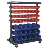 Sealey TPS94 Mobile Bin Storage System with 94 Bins - TPS94 - Sealey Tools UK - Workshop Tool Storage