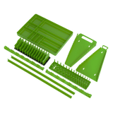 Sealey TSK01HV Tool Storage Organizer Set 9pc - Hi - Vis Green - TSK01HV - Sealey Tools UK - Workshop Tool Storage