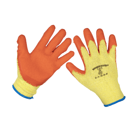 Sealey TSP121XL/6 Super Grip Knitted Gloves Latex Palm (X - Large) - Pack of 6 Pairs - TSP121XL/6 - Sealey Tools UK - Workshop Tool Storage