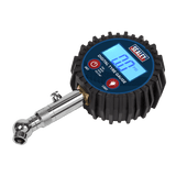 Sealey TST001 Digital Tyre Pressure Gauge with Swivel Head & Quick Release - TST001 - Sealey Tools UK - Workshop Tool Storage