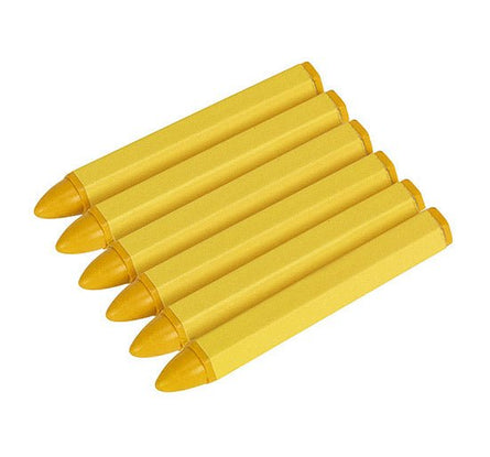 Sealey TST14 Tyre Marking Crayon - Yellow Pack of 6 - Tyre Fitting Equipment - SLY-19271 - Sealey Tools UK - Workshop Tool Storage