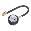 Sealey TST/PG6 Tyre Pressure Gauge with Clip - On Chuck 0 - 7bar(0 - 100psi) - TST/PG6 - Sealey Tools UK - Workshop Tool Storage