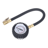 Sealey TST/PG6 Tyre Pressure Gauge with Clip - On Chuck 0 - 7bar(0 - 100psi) - TST/PG6 - Sealey Tools UK - Workshop Tool Storage