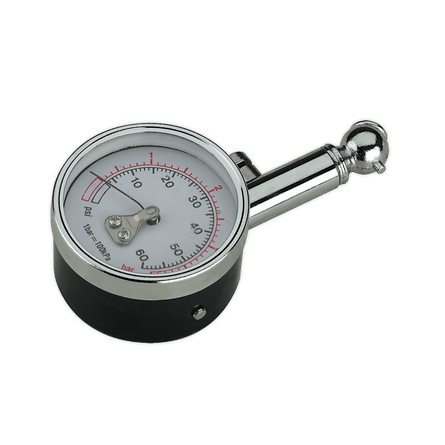 Sealey TST/PG99 Tyre Pressure Gauge 0 - 4bar(0 - 60psi) - TST/PG99 - Sealey Tools UK - Workshop Tool Storage