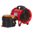 Sealey VEN200 Portable Ventilator 200mm with 5m Ducting - VEN200 - Sealey Tools UK - Workshop Tool Storage