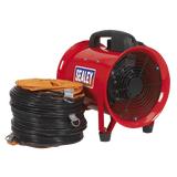Sealey VEN200 Portable Ventilator 200mm with 5m Ducting - VEN200 - Sealey Tools UK - Workshop Tool Storage