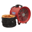 Sealey VEN250 Portable Ventilator 250mm with 5m Ducting - VEN250 - Sealey Tools UK - Workshop Tool Storage