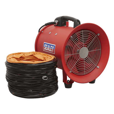 Sealey VEN250 Portable Ventilator 250mm with 5m Ducting - VEN250 - Sealey Tools UK - Workshop Tool Storage