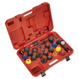 Sealey VS0011 Cooling System Pressure Test Kit 25pc - VS0011 - Sealey Tools UK - Workshop Tool Storage