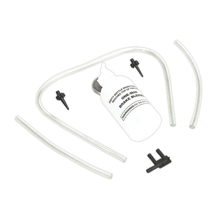 Sealey VS0201 Brake Bleeder Set with Container - VS0201 - Sealey Tools UK - Workshop Tool Storage