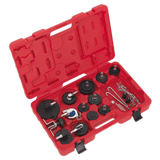 Sealey VS0204B Brake & Clutch Bleeder Cap Set - VS0204B - Sealey Tools UK - Workshop Tool Storage