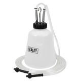 Sealey VS0218 2L High Flow Twin Pipe Brake Bleed Bottle - VS0218 - Sealey Tools UK - Workshop Tool Storage