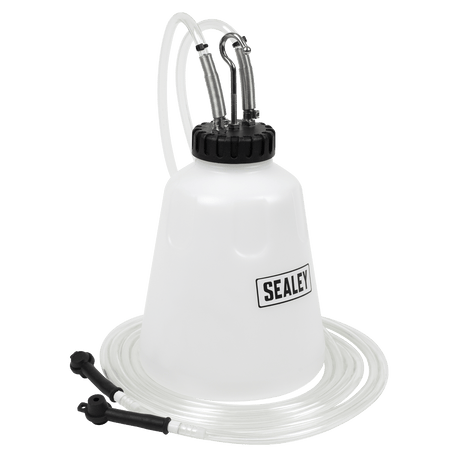 Sealey VS0218 2L High Flow Twin Pipe Brake Bleed Bottle - VS0218 - Sealey Tools UK - Workshop Tool Storage