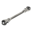 Sealey VS0347 Brake Pipe Spanner Ratcheting 10 & 11mm - VS0347 - Sealey Tools UK - Workshop Tool Storage