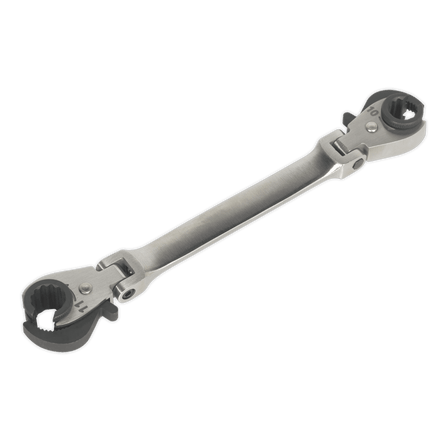 Sealey VS0347 Brake Pipe Spanner Ratcheting 10 & 11mm - VS0347 - Sealey Tools UK - Workshop Tool Storage