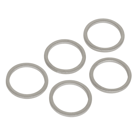 Sealey VS15SPW Sump Plug Washer M15 - Pack of 5 - VS15SPW - Sealey Tools UK - Workshop Tool Storage