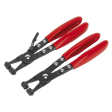 Sealey VS1665 Hose Clip Pliers Set 2pc - VS1665 - Sealey Tools UK - Workshop Tool Storage