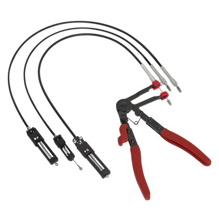 Sealey VS1675 Remote Action Hose Clamp Pliers Interchangeable - VS1675 - Sealey Tools UK - Workshop Tool Storage