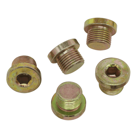 Sealey VS17SP Sump Plug M17 - Pack of 5 - VS17SP - Sealey Tools UK - Workshop Tool Storage
