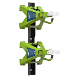 Sealey VS2003HVCOMBO Axle Stand & Axle Stand Storage Rack Combo 3 Tonne - Hi - Vis Green - VS2003HVCOMBO - Sealey Tools UK - Workshop Tool Storage