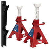 Sealey VS2006COMBO Axle Stand & Axle Stand Storage Rack Combo 6 Tonne - VS2006COMBO - Sealey Tools UK - Workshop Tool Storage