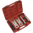 Sealey VS3814 Ball Joint Splitter Hydraulic & Manual 9pc - Commercial - VS3814 - Sealey Tools UK - Workshop Tool Storage
