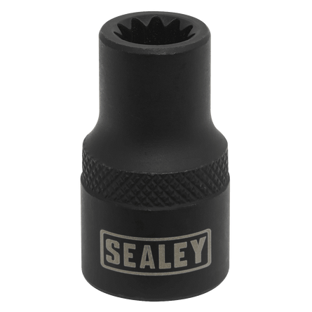 Sealey VSE0490 Brake Caliper Socket, 3/8"Sq Drive 8mm 11 - Point Profile - VSE0490 - Sealey Tools UK - Workshop Tool Storage