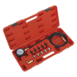 Sealey VSE203 Oil Pressure Test Kit 12pc - VSE203 - Sealey Tools UK - Workshop Tool Storage